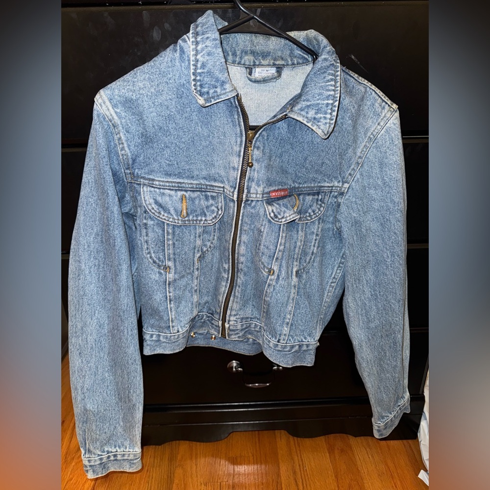 Zip Up Jean Jacket